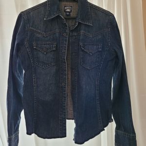 Roots denim button up - with snaps